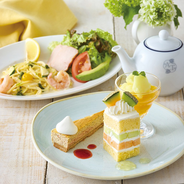 選べるパスタとアフタヌーンティーのセット